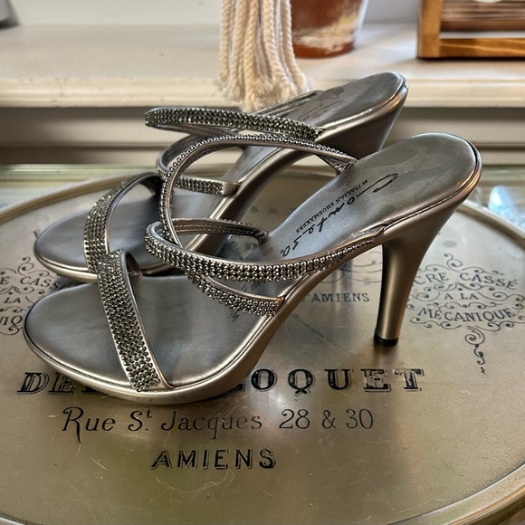 Italian strappy heels - Picture 3 of 4